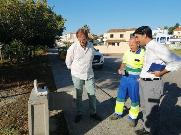 Un momento de la visita